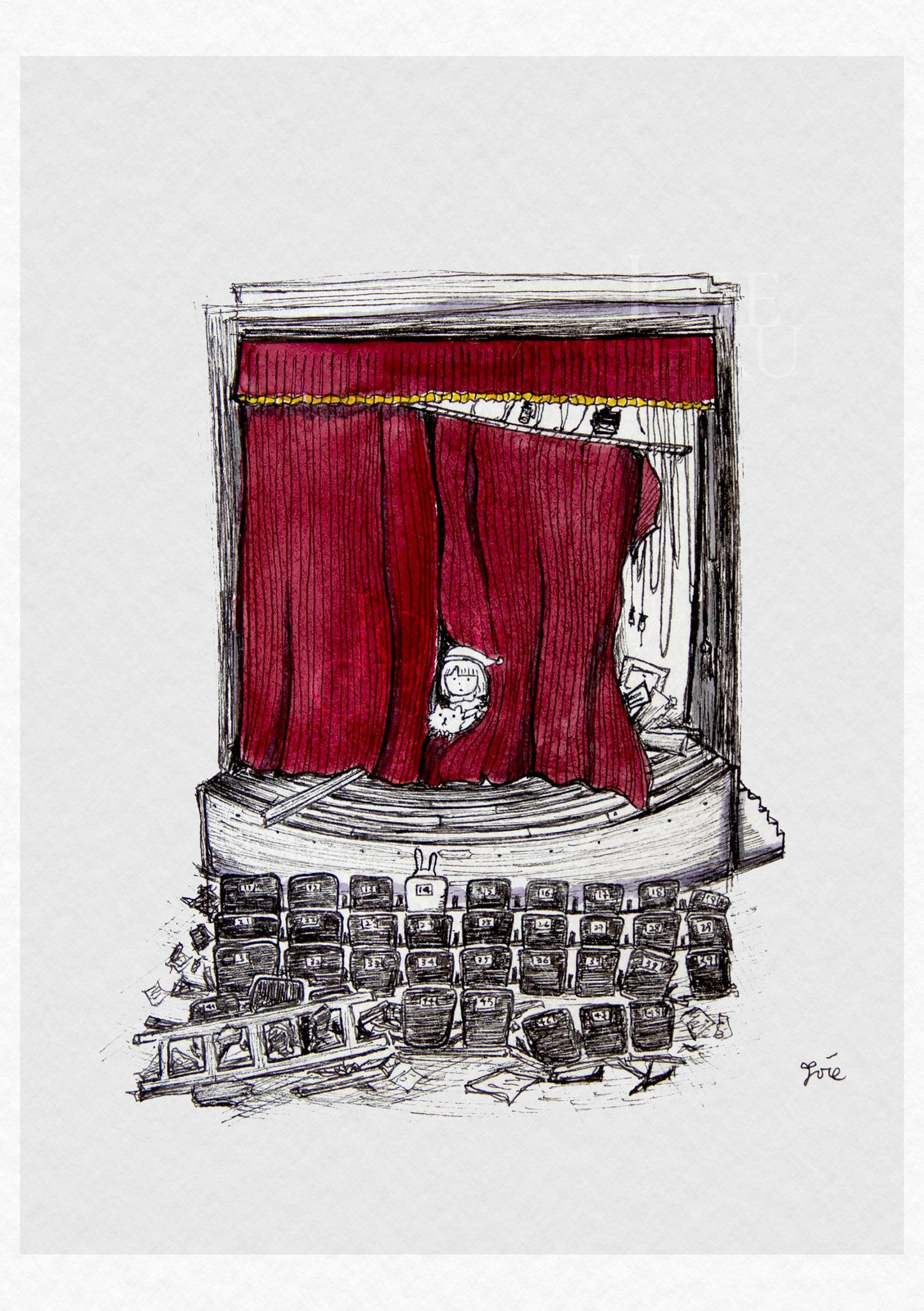 "Will You Be My Last Audience?" Art Print