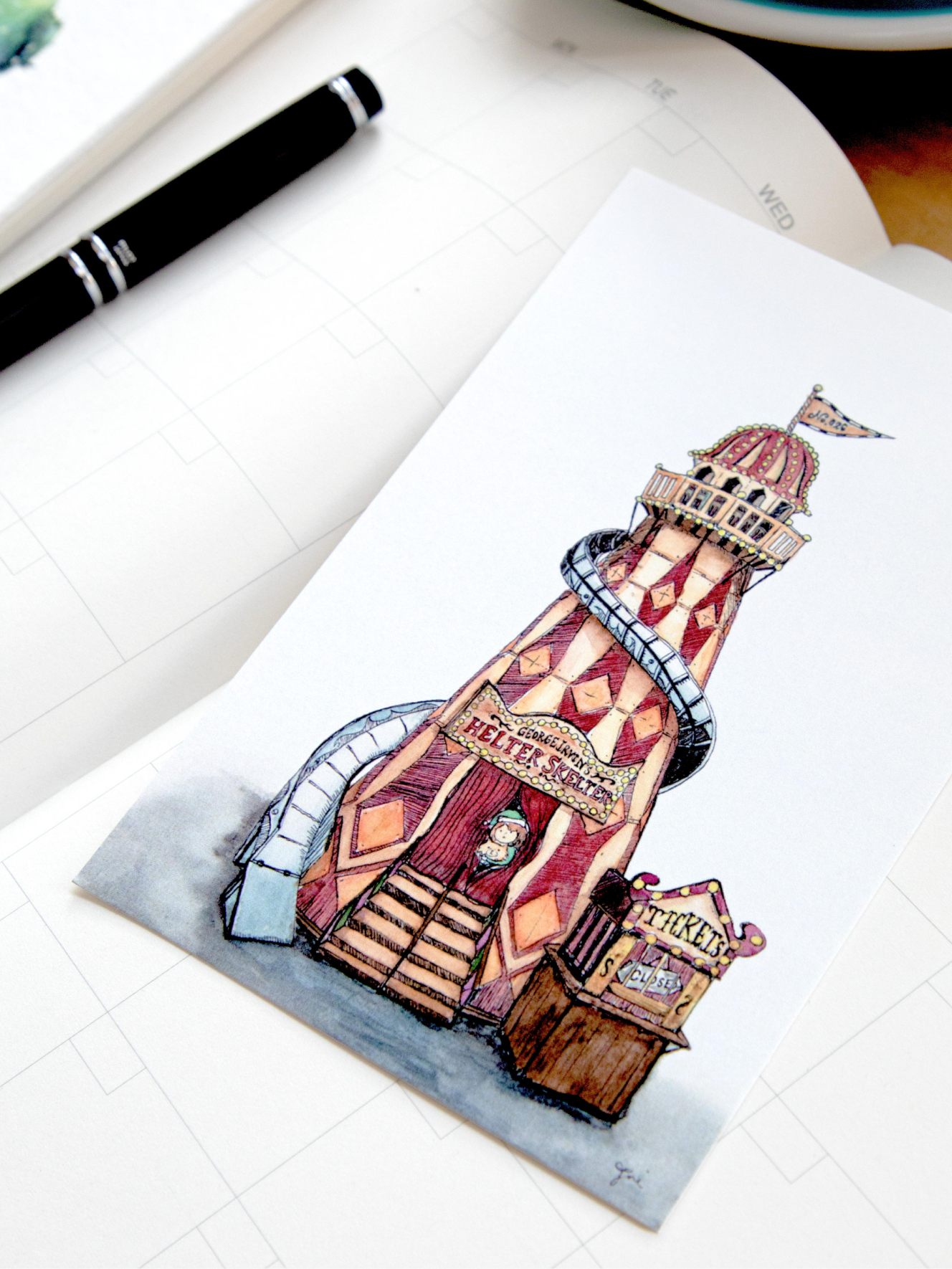 "Tower No.026" Postcard