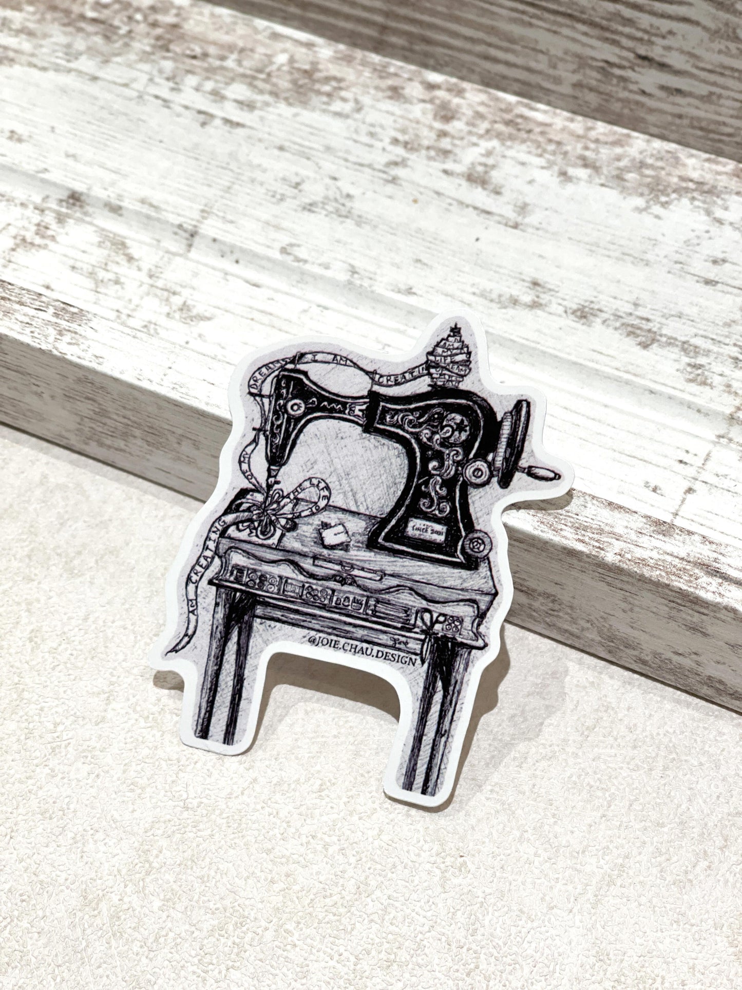 "Sewing Machine" Sticker