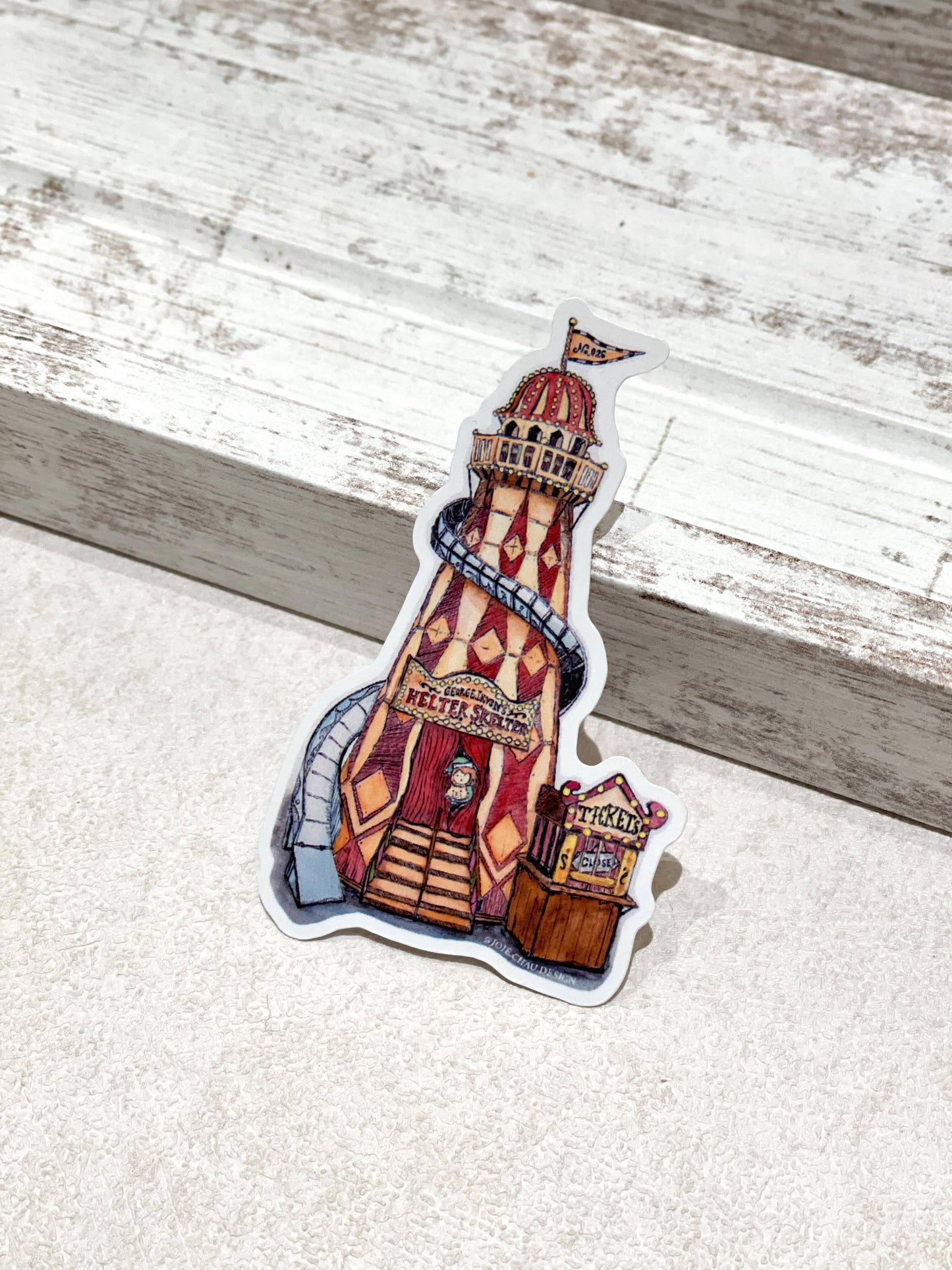 "Tower No.026" Sticker