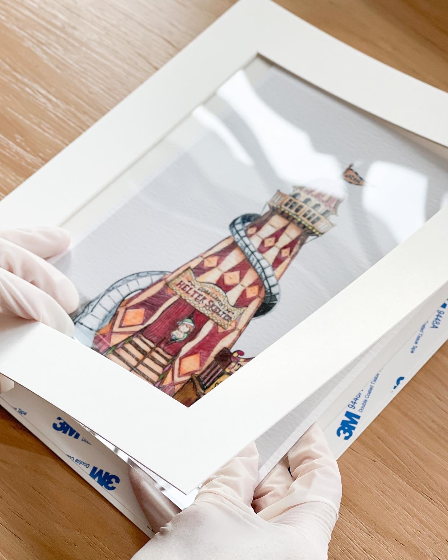 "Meanwhile in Lisbon" Art Print