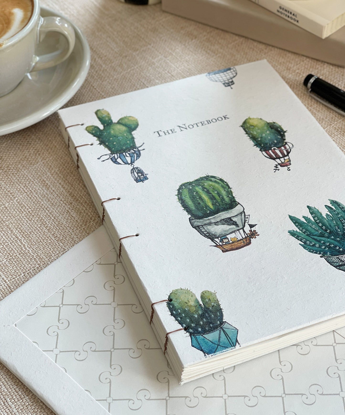 Customised Cactus Hand-Made Notebook